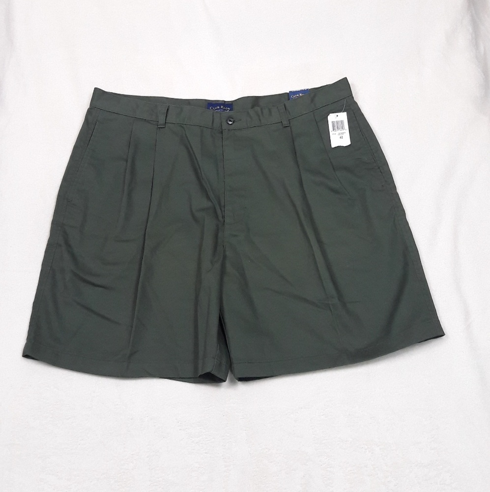 Charter Club Wrinkle Free Pleated Front Shorts